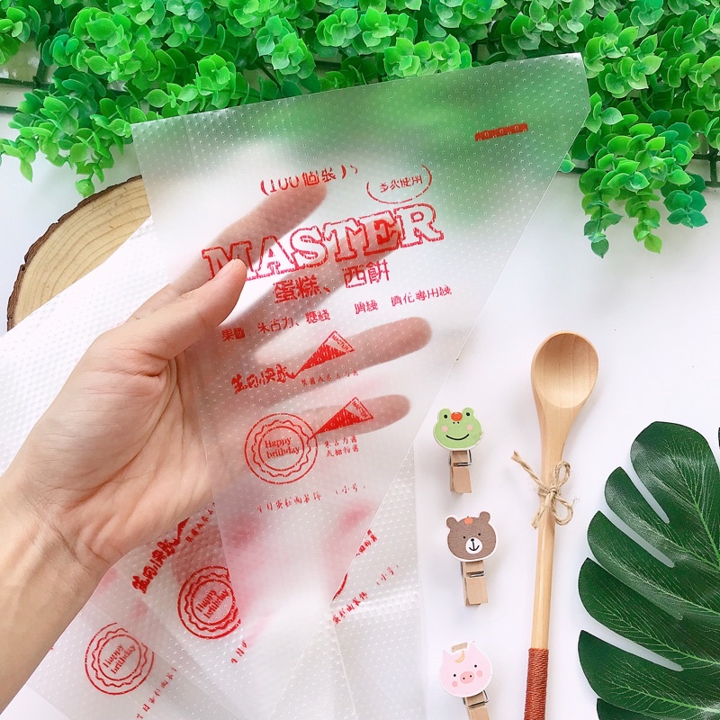 Túi bắt kem/bắt xúc xích dùng 1 lần chế biến đồ ăn