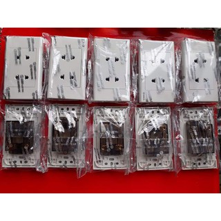 ổ cắm điện sino 2 lỗ cắm