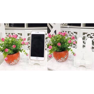 Phụ kiện giá đỡ điện thoại hình thú góc nghiêng 45 độ chống nước siêu dễ thương (thỏ,gấu)