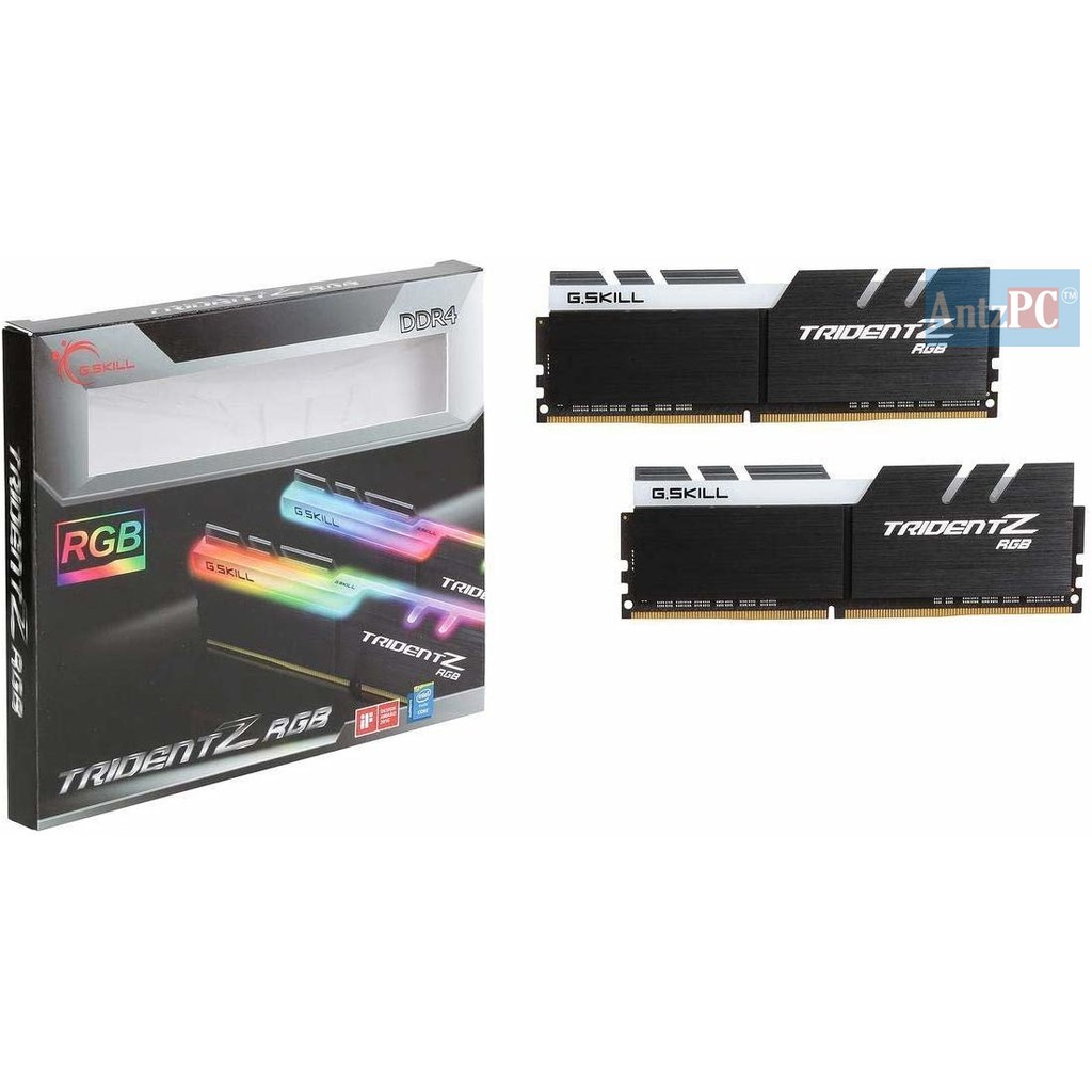 RAM Máy tính PC G.Skill Trident Z RGB (For AMD) 16GB (2x8GB) 3600 MHz  F4-3600C18D-16GTZRX [Hàng nhập khẩu US]