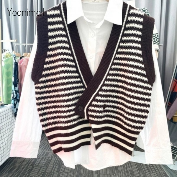 Áo Dệt Kim Sát Nách Cổ Chữ V Màu Sắc Đa Dạng | BigBuy360 - bigbuy360.vn