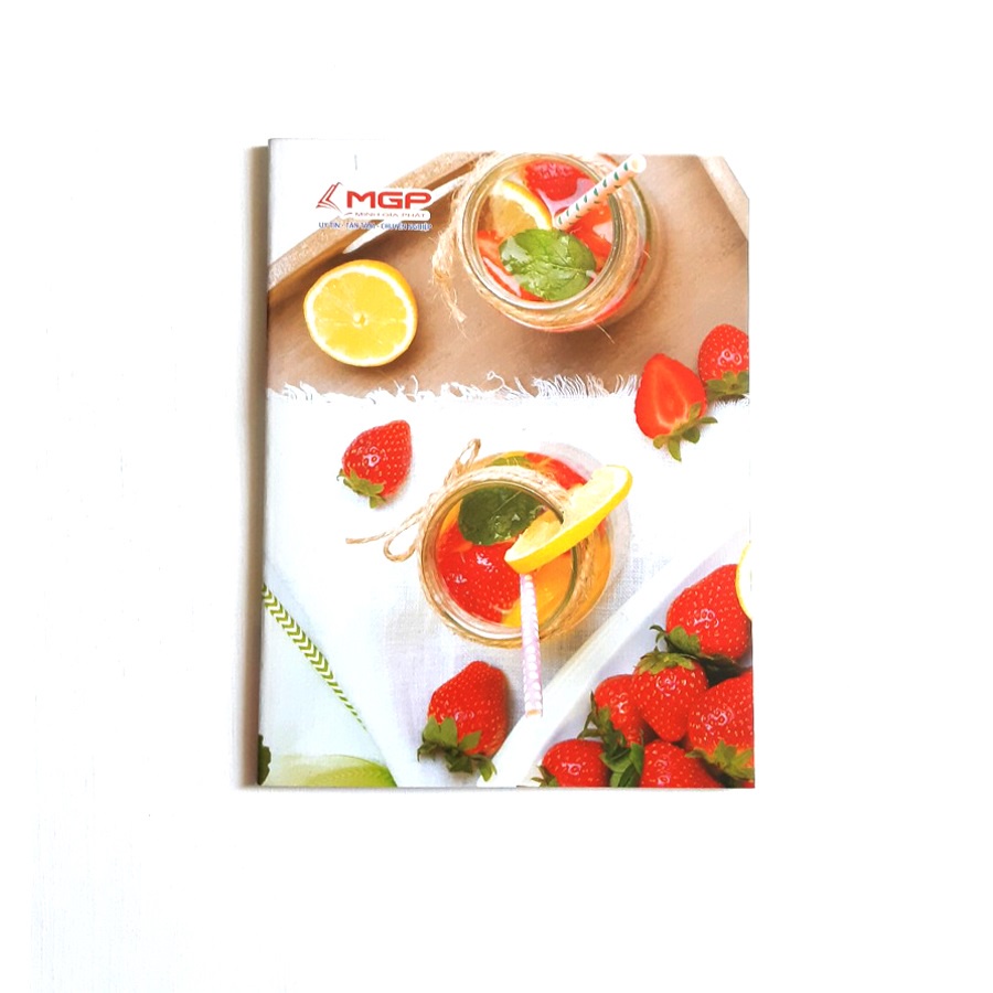 ( 1 Lốc ) Tập Vở Dâu Tây 96 200 Trang KT:158x205mm Độ Dày 60 Gsm ( Mỏng ) Minh Gia Phát Camshop