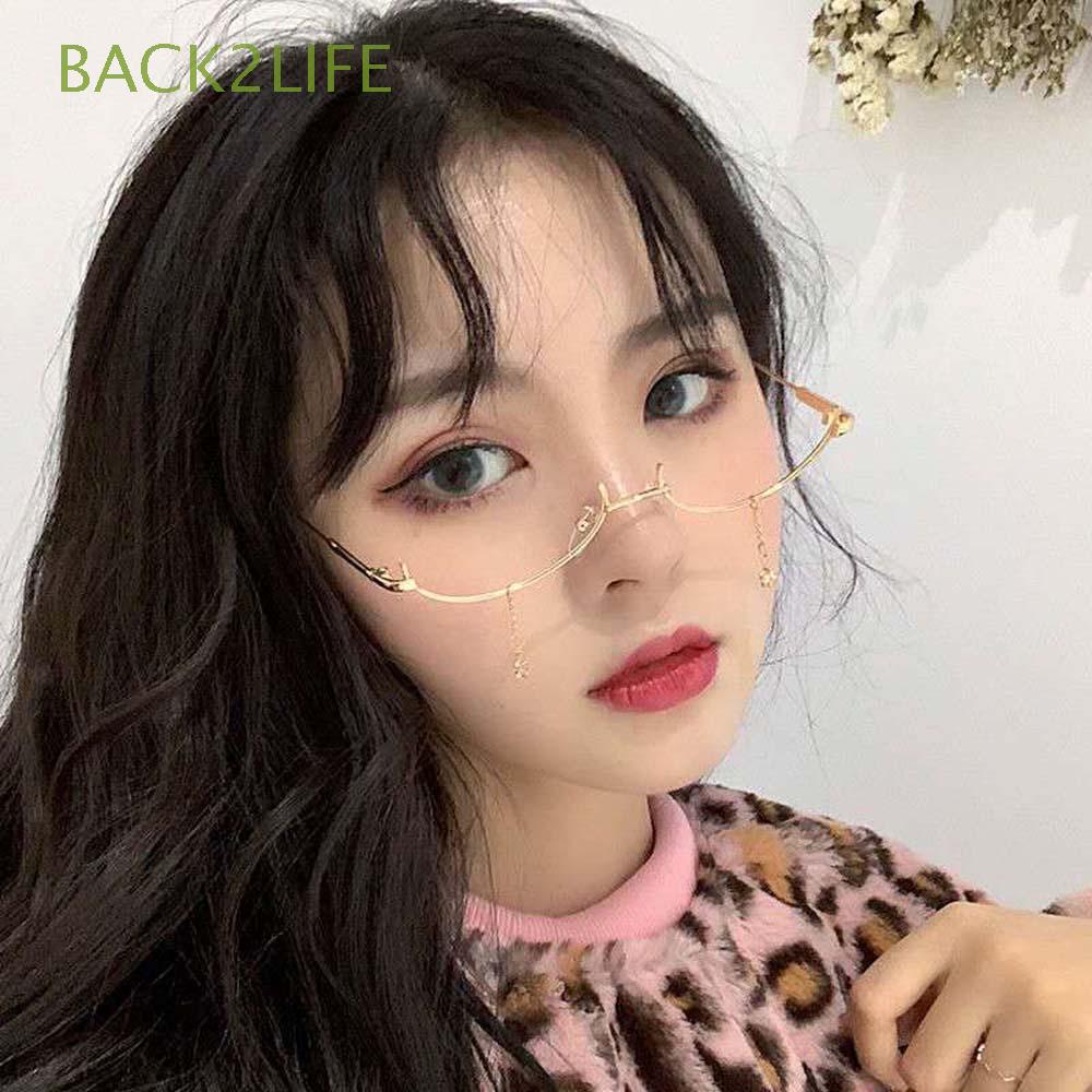 Mắt Kính Gọng Kim Loại Hình Giọt Nước Phong Cách Hàn Quốc Thời Trang Cho Nữ 2life