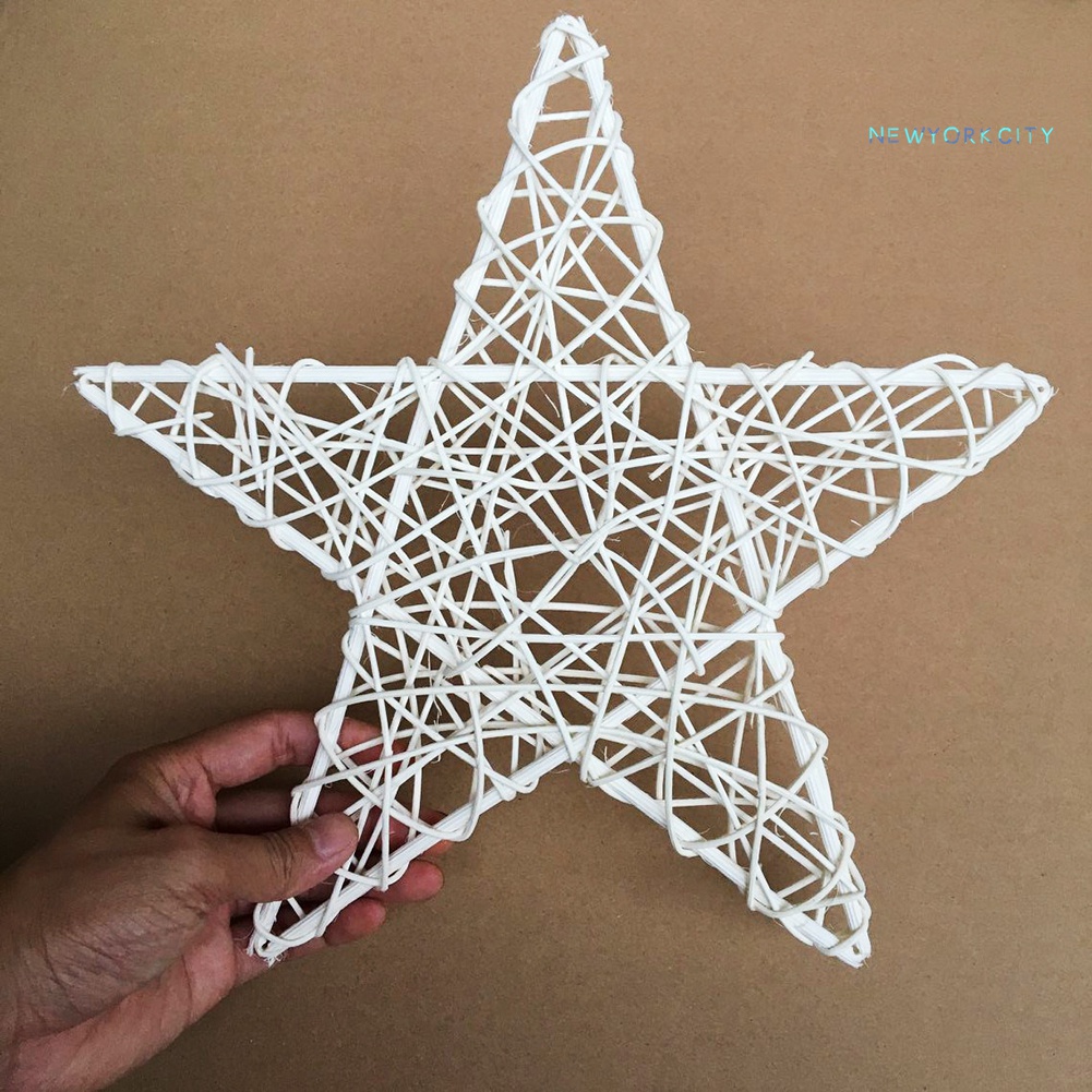 Vòng Hoa Đan Mây Hình Ngôi Sao Trang Trí Giáng Sinh