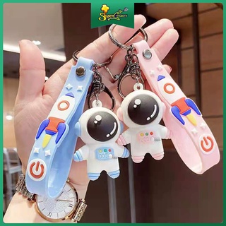 Móc khóa hình phi hành gia/hoạt hình đáng yêu