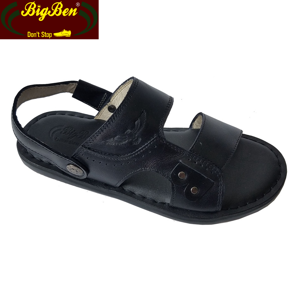 Giày Sandal Nam Da Bò Thật BIGBEN Cao Cấp SD117