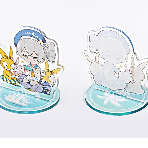 Mô hình Acrylic Standee Valkyrie Ký Ức Mùa Hè Chibi Honkai Impact 3