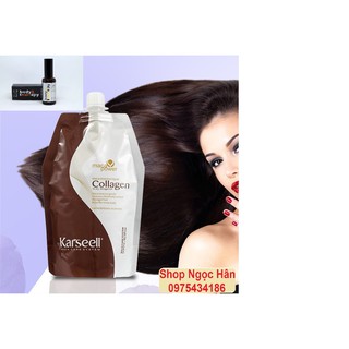 Combo 1 Dầu Hấp Tóc Collagen Karseell Maca Siêu Mềm Mượt và 1 dầu dưỡng tóc 50ml