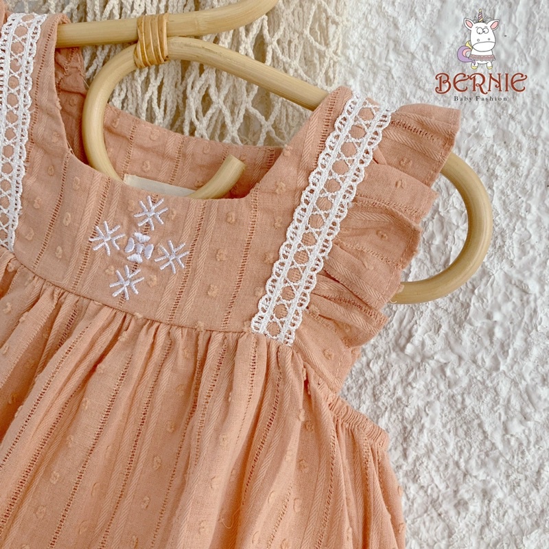 VÁY REN BABY DOLL BÈO NGỰC SIÊU XINH CHO BÉ