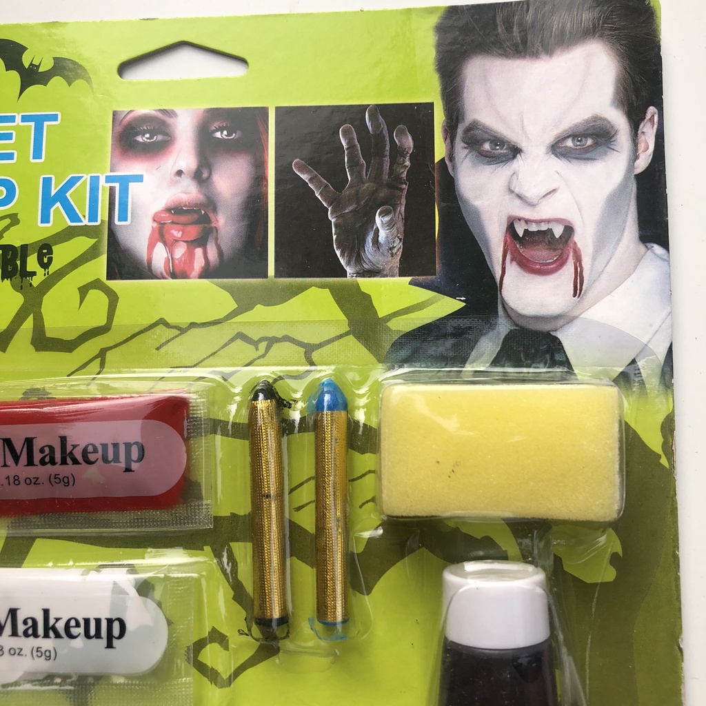 Bộ vẽ mặt hóa trang Halloween 8 màu nhiều phụ kiện | BigBuy360 - bigbuy360.vn