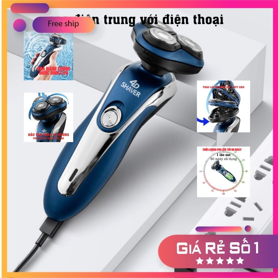 Máy cạo râu đa năng chống nước Shaver S7108 hàng cao cấp