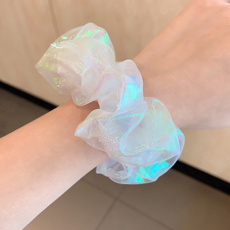 Dây cột tóc satin màu kẹo xinh xắn