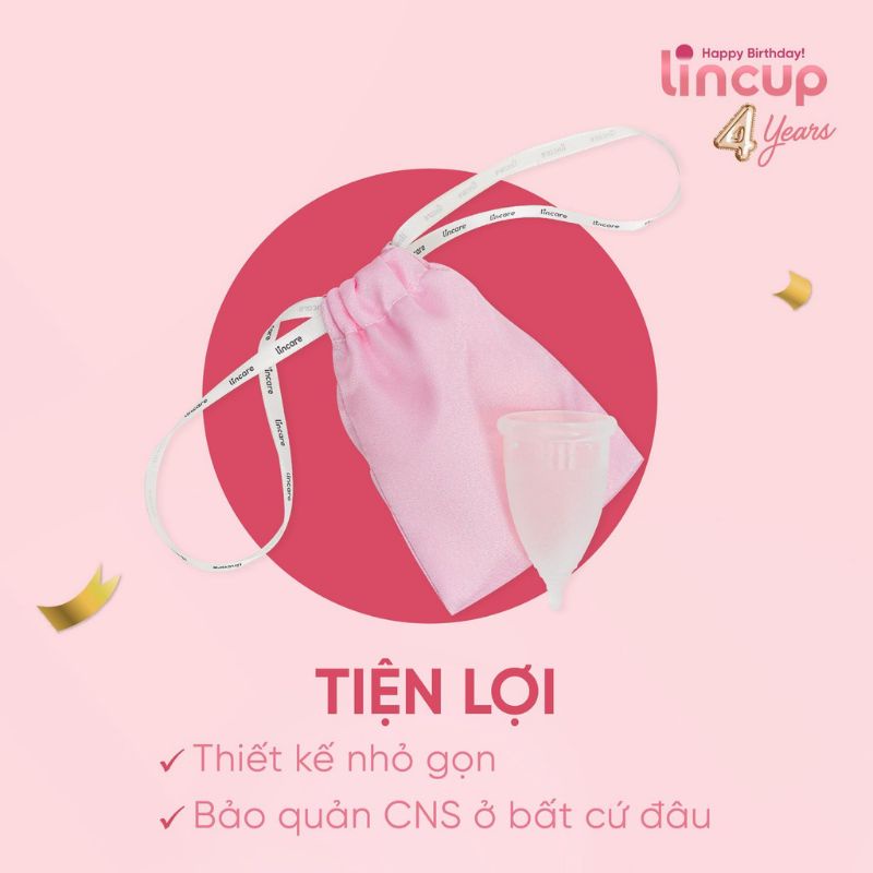Túi lụa satin dây rút Lincare Pouch