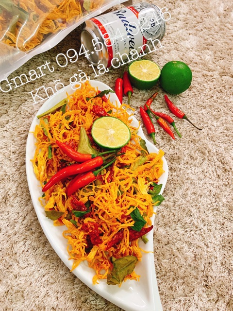 Khô gà lá chanh nhà làm ngon sạch, ko bã , ko bở gói 500gram | BigBuy360 - bigbuy360.vn