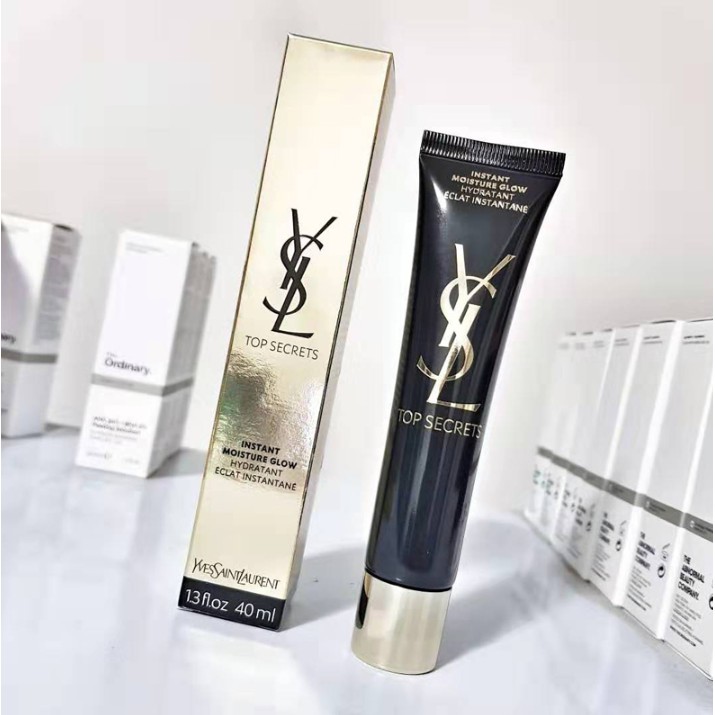 (Hàng Mới Về) Kem Lót Trang Điểm Dưỡng Ẩm Màu Đen Lụa Satin Hiệu Ysl Saint Laurent 40ml