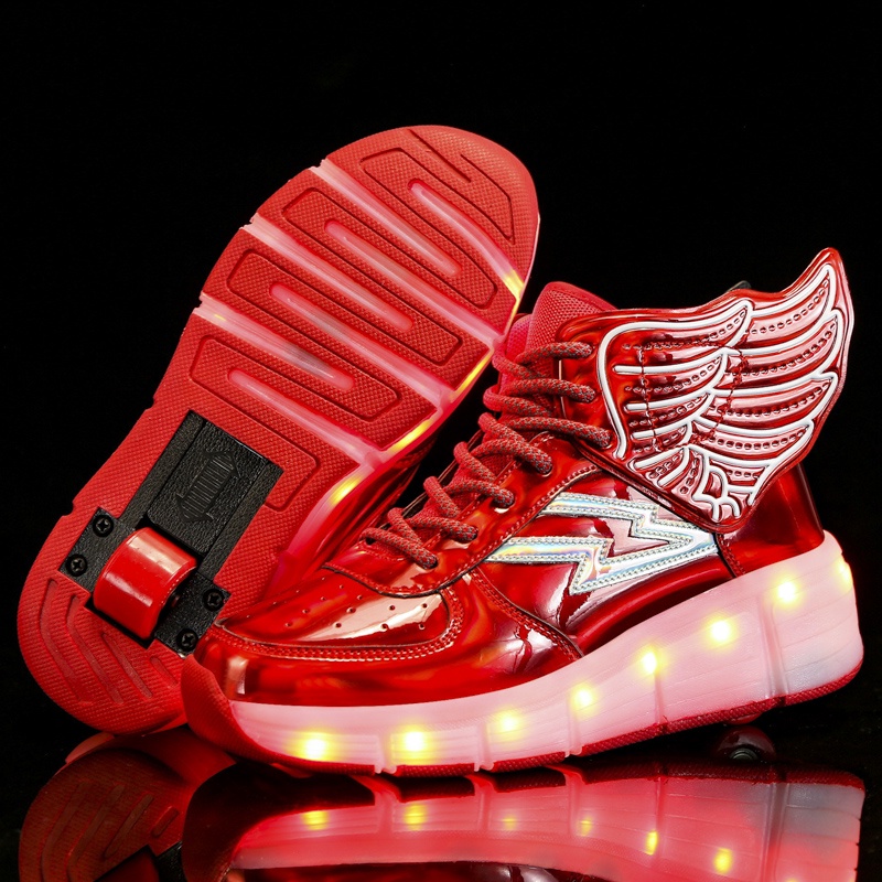 Giày Trượt Patin Có Bánh Xe Tự Động Dành Cho Người Lớn Và Trẻ Em