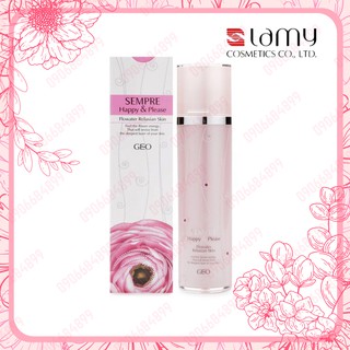 ⭐ NƯỚC HOA HỒNG DƯỠNG TRẮNG DA ⭐GEO SEMPRE HAPPY & PLEASE FLOWATER WHITENING SKIN - 145ml