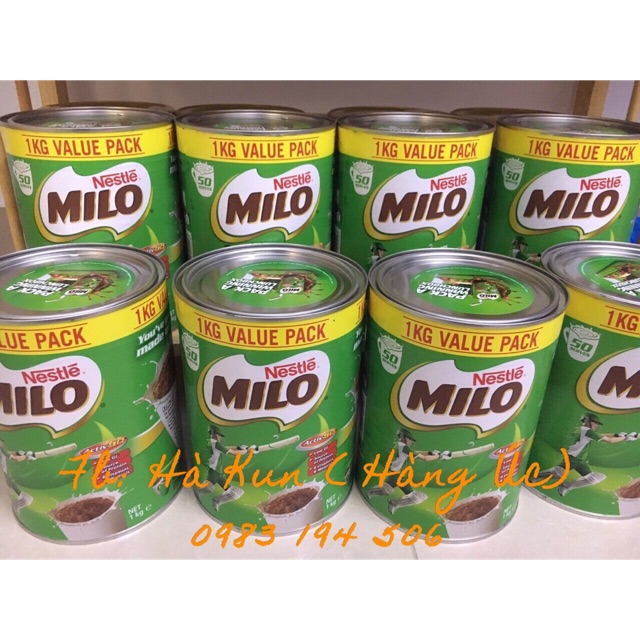Sữa Milo Úc 1 kg