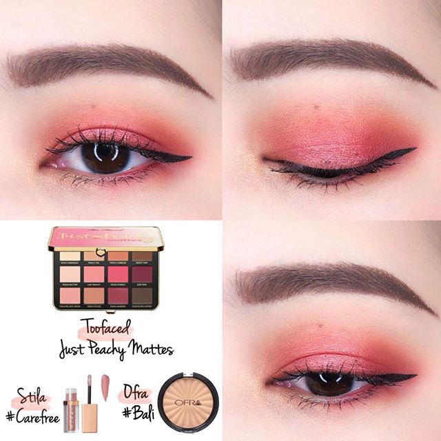 BẢNG PHẤN MẮT TOOFACED JUST PEACHY MATTES.