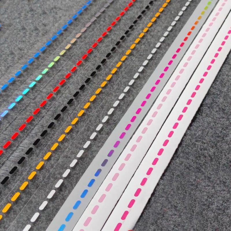 Bộ 10 Miếng Dán Phản Quang 5M Chống Thấm Nước Trang Trí Thân Xe Hơi / Xe Máy