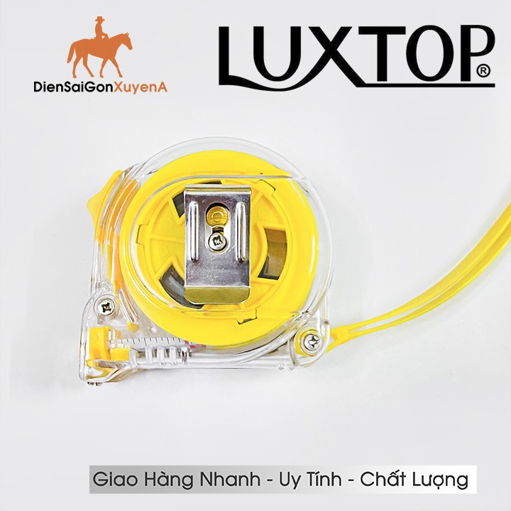 Thước kéo 5m x 19mm 2 mặt có lỗ ban LUXTOP, thước kéo đo khoảng cách phong thủy 5 mét có lỗ ban - Điện Sài Gòn Xuyên Á