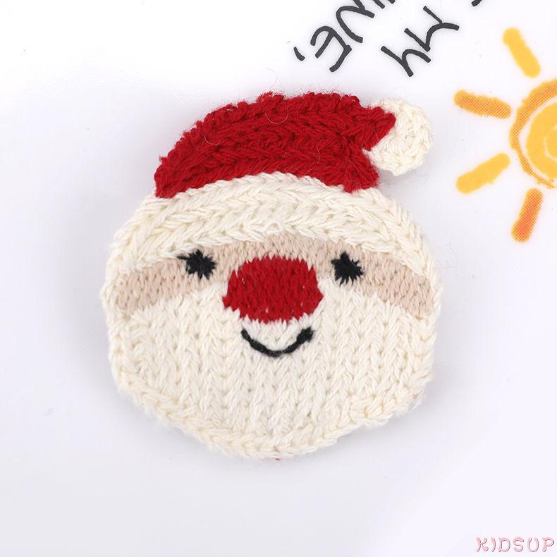 Kẹp tóc trang trí ông già noel/ chuông/ người tuyết/ cây thông/ vớ phong cách Giáng Sinh đáng yêu cho nữ