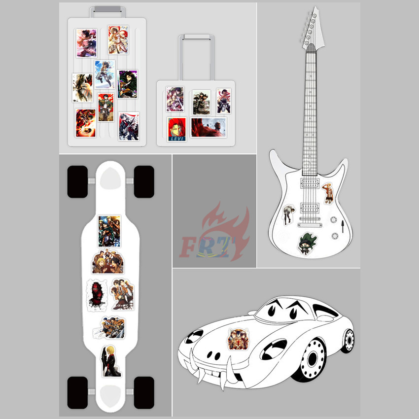 MIKASA Bộ 50 Hình Dán Phim Attack On Titan Series 02