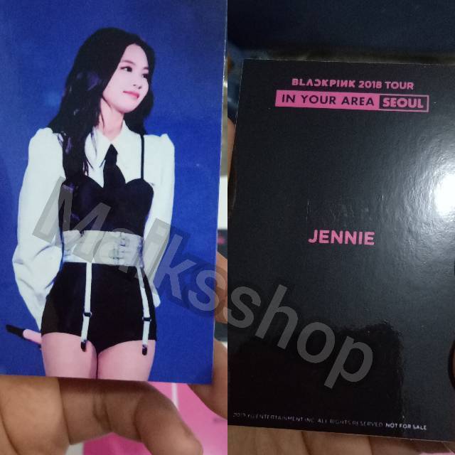 Thẻ Hình Nhóm Nhạc Blackpink in Your Area in Seoul Photocard