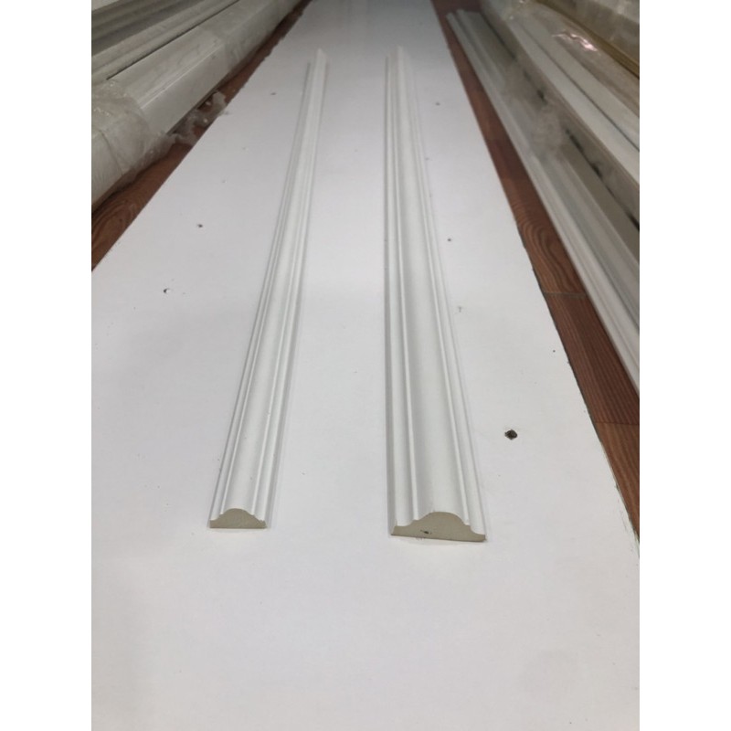Thanh phào nhựa PU trắng thô bản rộng 2.4cm dài 1m | BigBuy360 - bigbuy360.vn