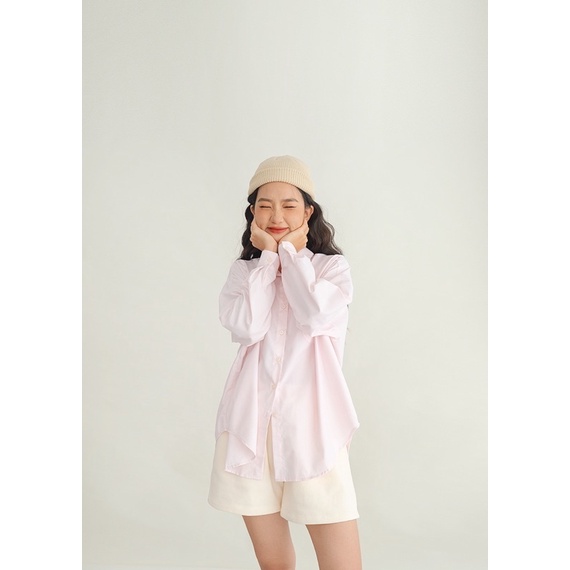 Áo sơ mi vải thô thêu chữ Fromyouth - Basic Shirt