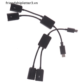 Bộ Chia 2 Cổng Micro usb type c