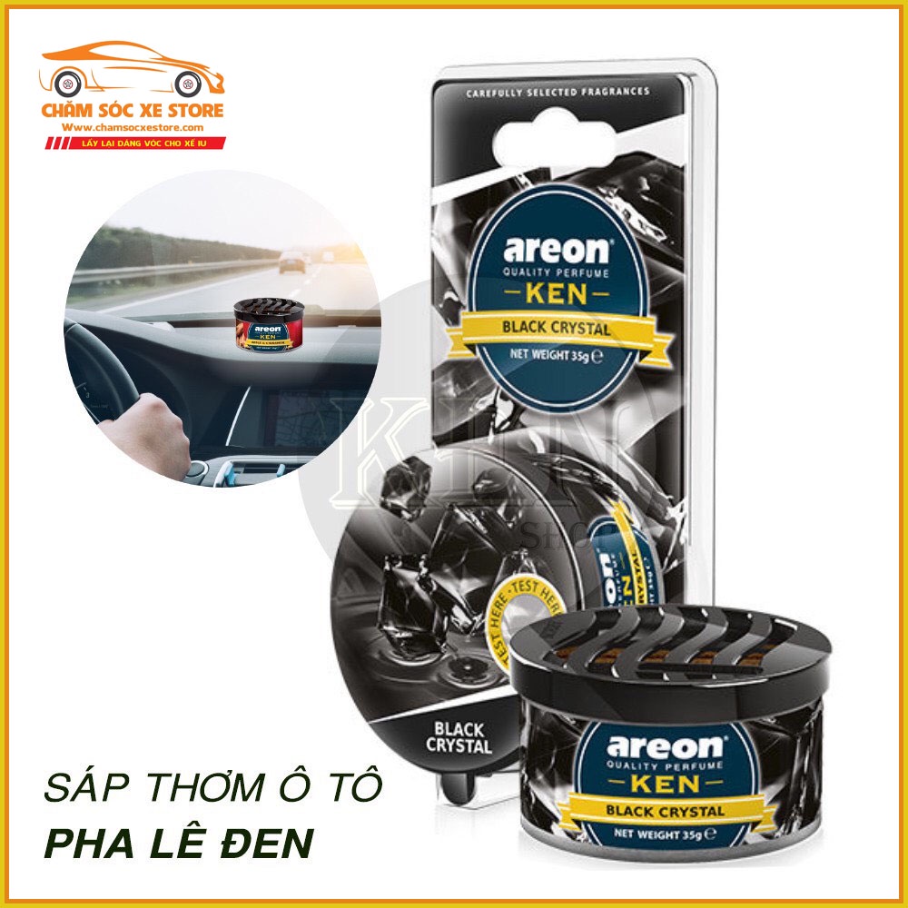 Sáp Thơm Areon Hương Black Crystal (Pha Lê Đen The Mát)- Nước Hoa ô Tô Areon Khử Mùi Xe Hơi Cao Cấp