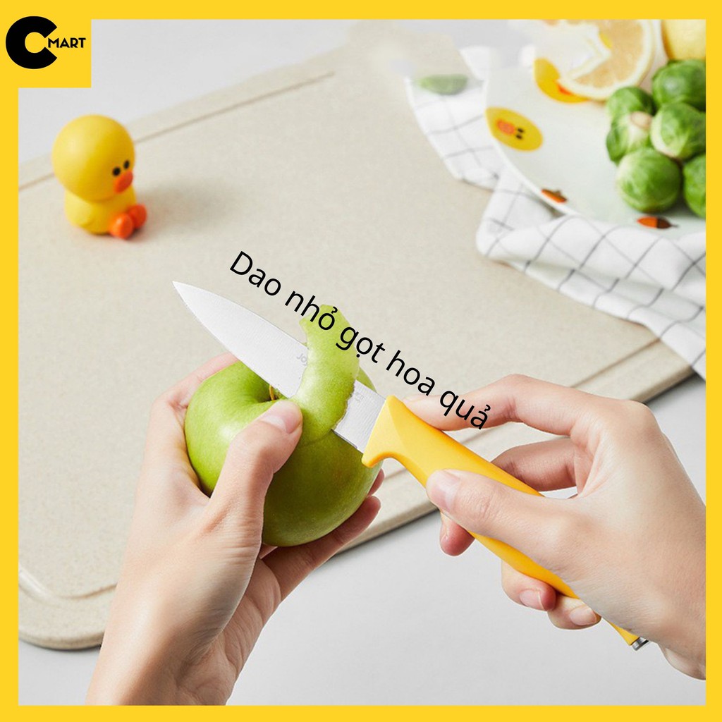 (SẮN) Bộ Dao Thớt Đa Năng Joyoung Line Friends [CMART GIA DỤNG TIỆN ÍCH]