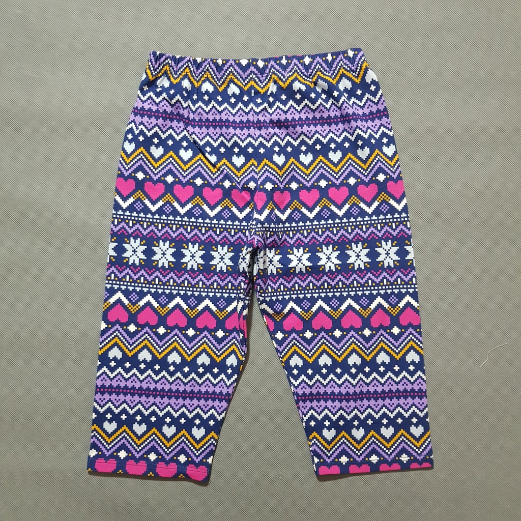 Quần legging lửng bé gái size đại in họa tiết nhiều màu