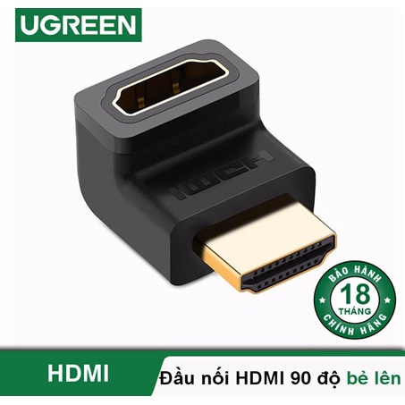 [Mã ELHACE giảm 4% đơn 300K] Đầu nối HDMI góc 90 độ Cao Cấp UGREEN 20110 Chính Hãng