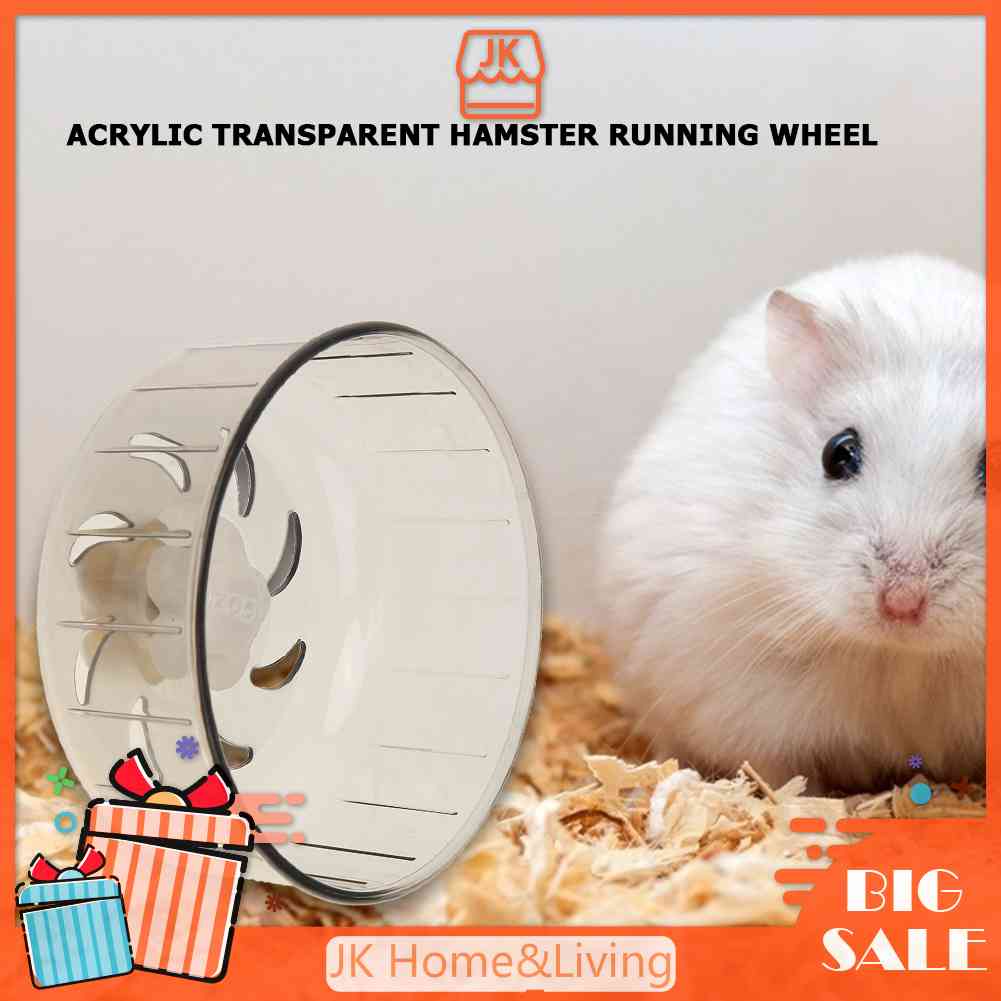 Bánh Xe Chạy Trong Suốt Cho Chuột Hamster