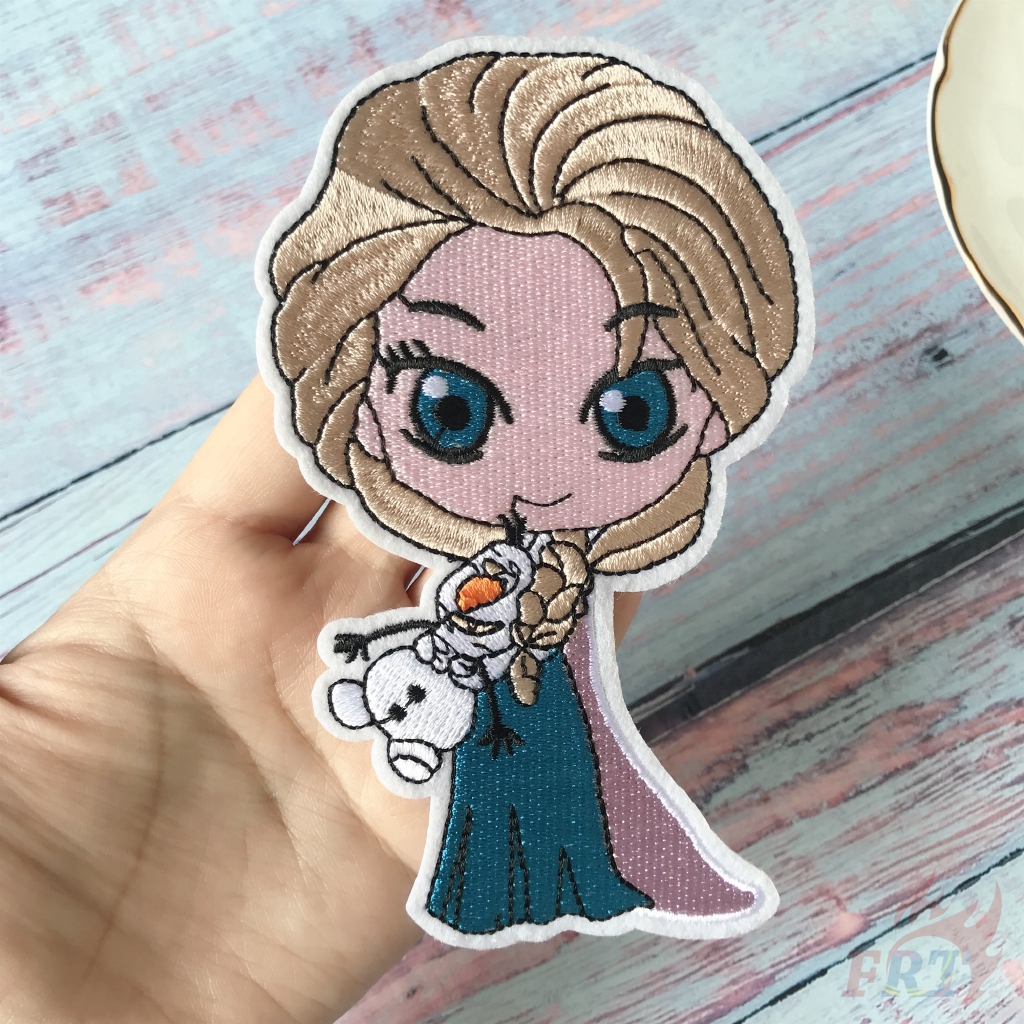 Miếng Vá Ủi Trang Trí Hình Công Chúa Elsa Xinh Xắn