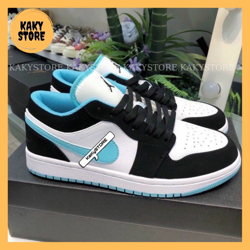 Giày Thể Thao Nam Nữ, Giày Sneaker JDS1 XANH NGỌC Cổ Thấp Đế Độn Dùng Để Đi Chơi Bóng Rổ Thể Dục Cho Học Sinh Sinh Viên
