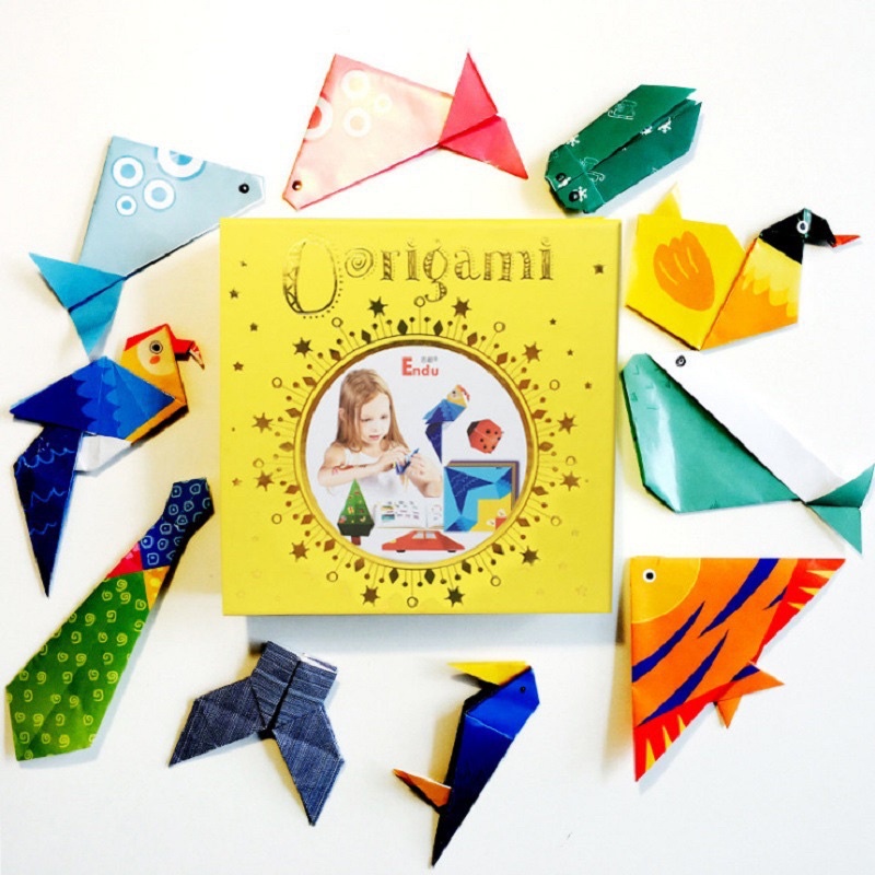 Gấp giấy Origami sáng tạo cho bé ( 200 tờ)
