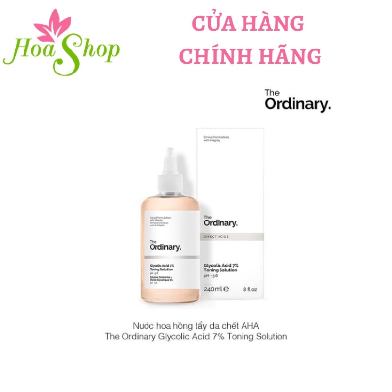 Toner The Ordinary Phục Hồi Da, Làm Sáng Da Giúp Da Mịn Màng 240ml