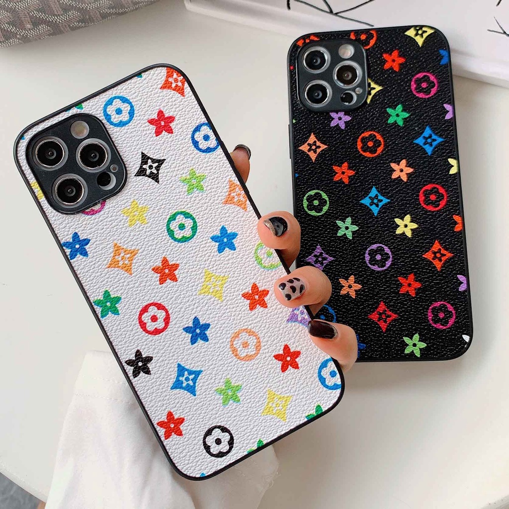 Ốp Điện Thoại Da Nhiều Màu Thời Trang Cho iPhone 13promax 12 11 xsmax xr xs 7P