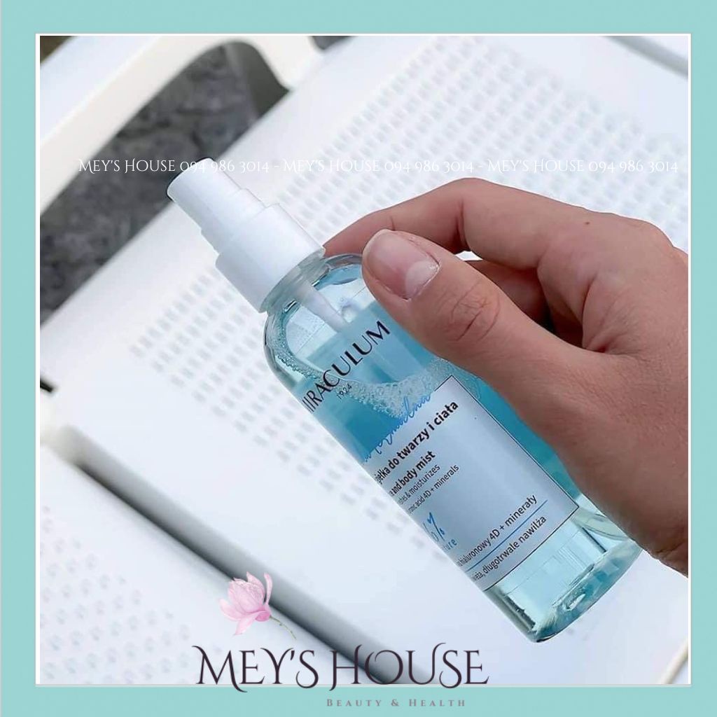 Toner Miraculum Thermal Water Face & Body Mist Dưỡng Ẩm Giúp Cân Bằng Da 200ml