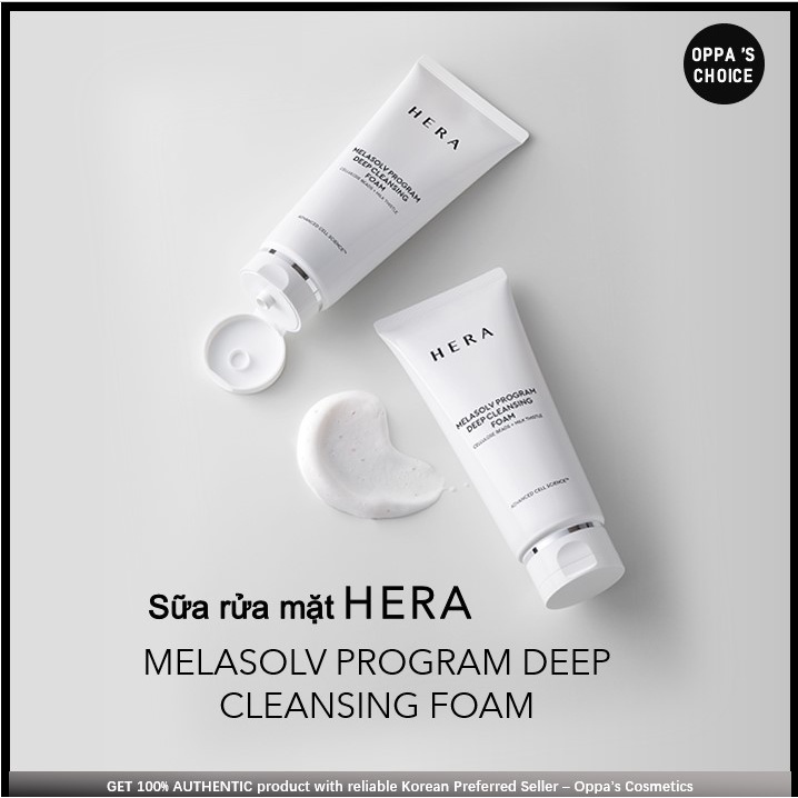 Sữa rửa mặt HERA MELASOLV PROGRAM DEEP CLEANSING FOAM