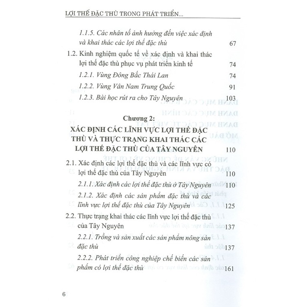Sách - Lợi Thế Đặc Thù Trong Phát Triển Kinh Tế Tây Nguyên (Sách Chuyên Khảo)
