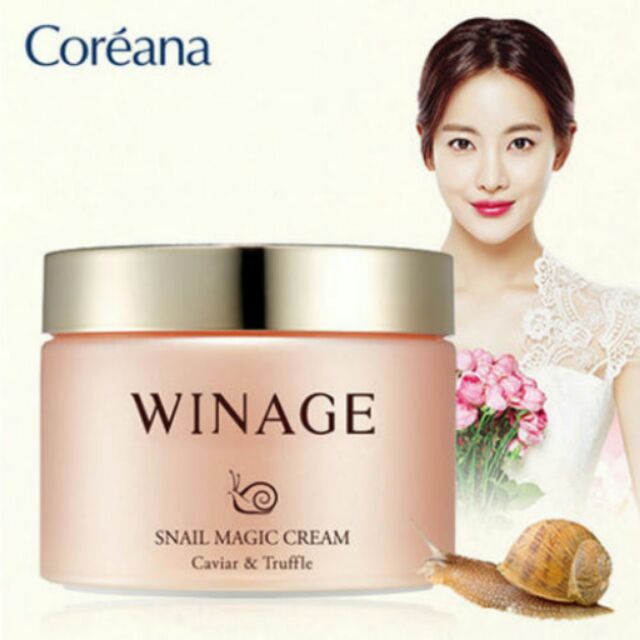 Kem dưỡmg trắng da Snail Magic Cream