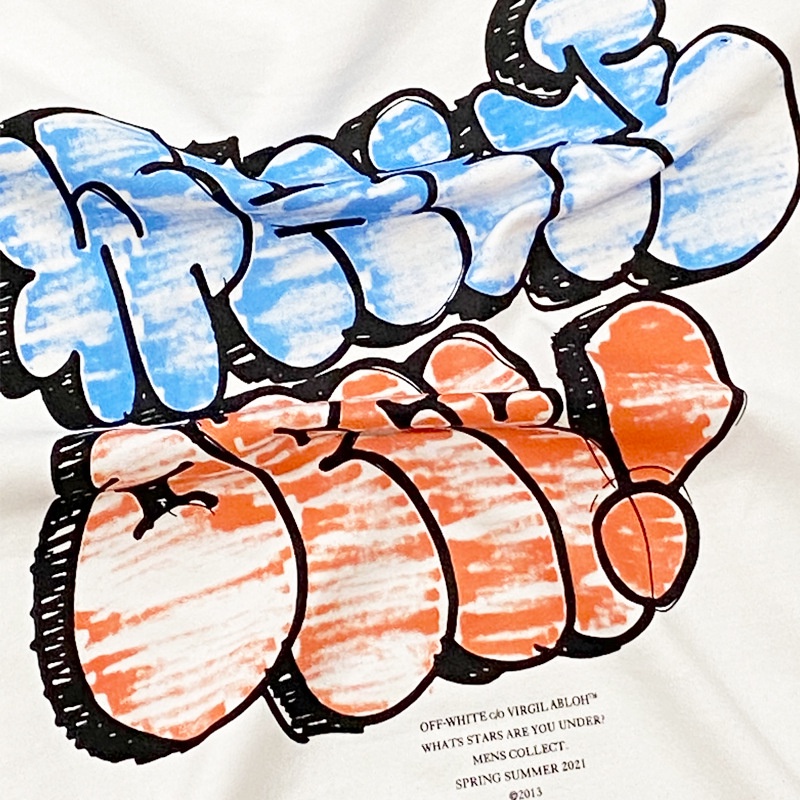 Áo thun Off White graphic print T-shirt ss21
