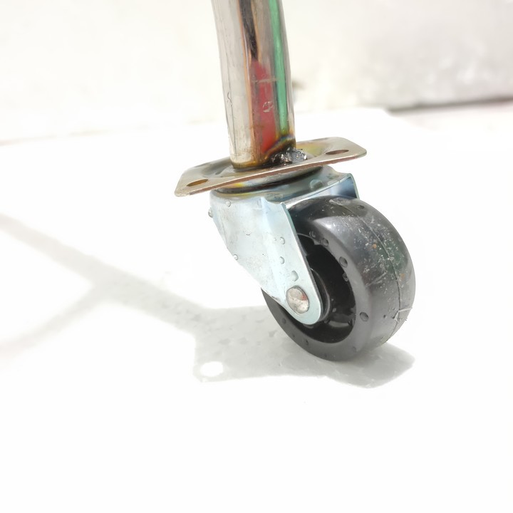 Chân bình lọc -  chân để nồi cơm điện - chân để chậu bông INOX có bánh xe - CB3716BX -