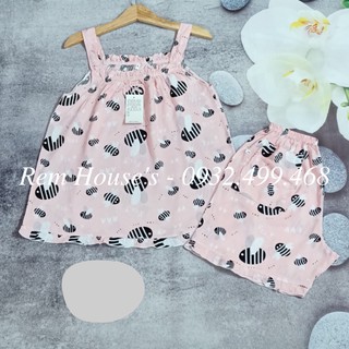 bộ lanh mặc nhà xinh xắn