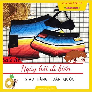 Quần đôi đi biển (kèm ảnh thật )