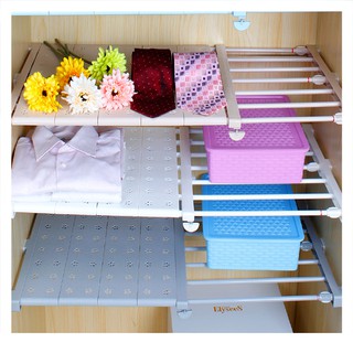 [Bản Rộng 42cm] Kệ Chia Ngăn Tủ Quần Áo Thông Minh>>Thay Đổi Được Chiều Dài 56-95cm>>Không Cần Khoan